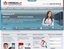 Tablet Screenshot of medicalitmanagement.com